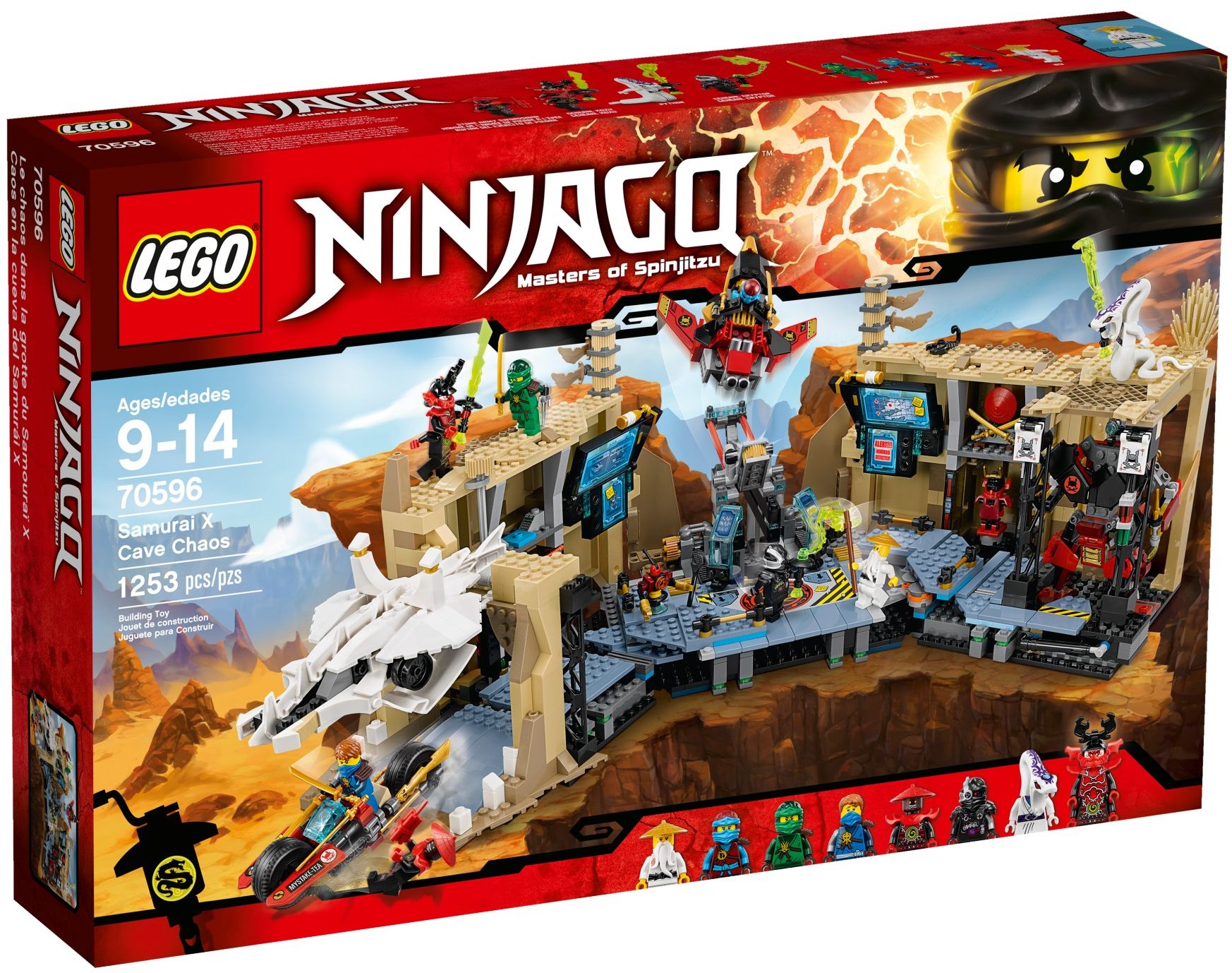 Lego 70596 Samurai X Cave Chaos - Lego Ninjago set for sale best price