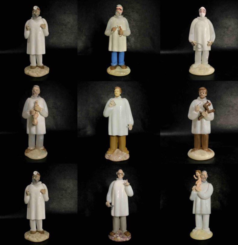 チェコ製ボヘミアグラスのドクター人形】入荷しました。