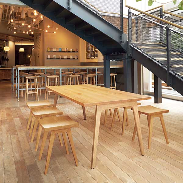 エルノ 木製椅子 ダイニングチェア クレス（CRES）｜店舗家具ピースワーク