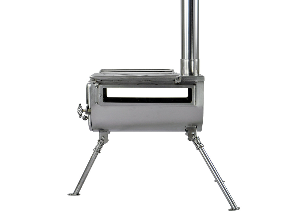 ウッドストーブサイドヴューMサイズ ケース付き2点セット｜tent-Mark