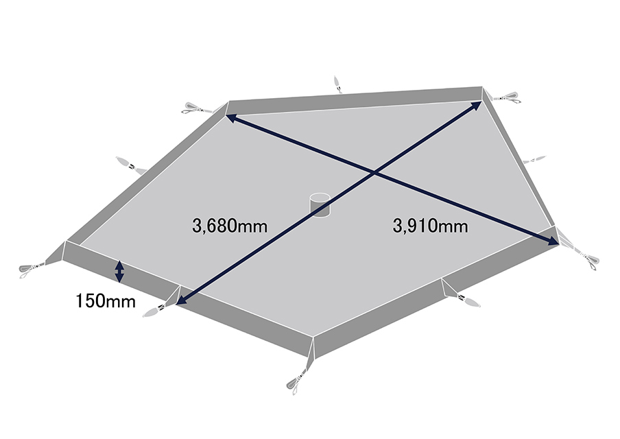 サーカスフルサイズグラウンドシート｜TENT｜PRODUCTS｜tent-Mark DESIGNS