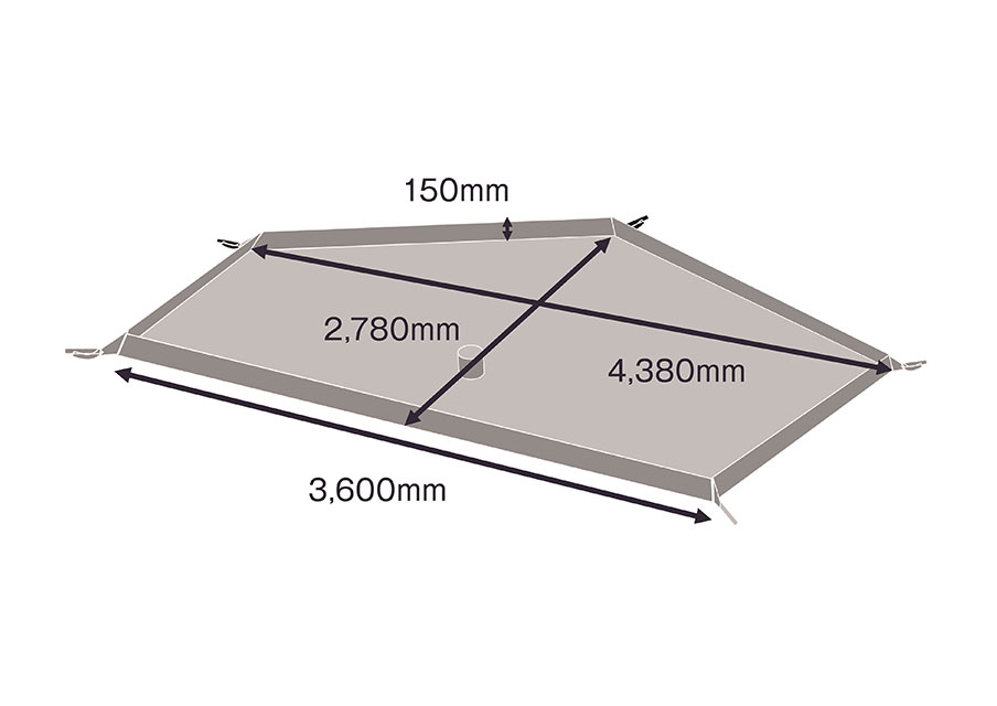 サーカスTC MID グラウンドシート ハーフ｜TENT｜PRODUCTS｜tent-Mark