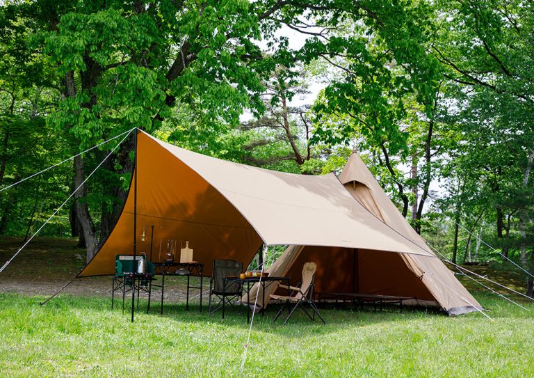 焚火タープTCマルチコネクトヘキサ｜TARP｜PRODUCTS｜tent-Mark DESIGNS
