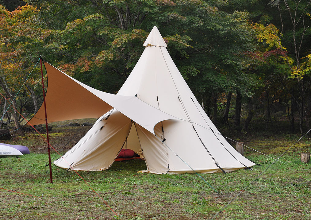 ムササビウィング13ft. TC“焚き火”バージョン｜TARP｜PRODUCTS｜tent