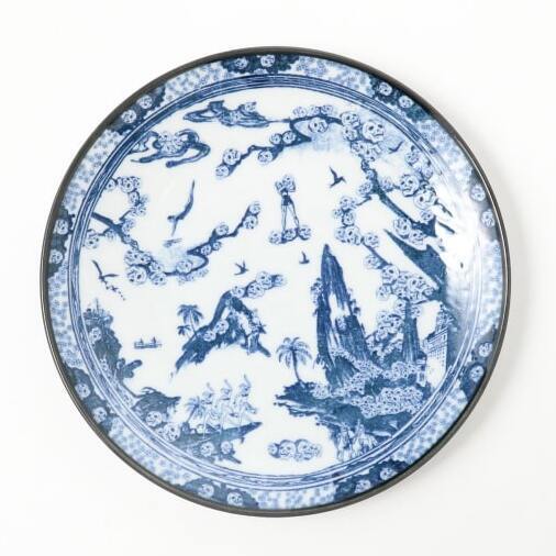 八寸髑髏絵皿 - 横尾忠則オンラインショップ