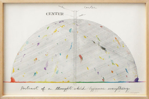 Portrait of a thought which bypasses everythingPortrait of a