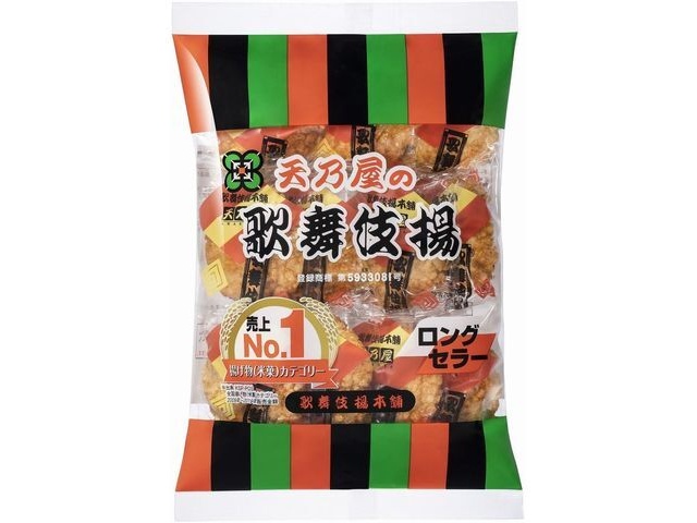 ◇天乃屋 歌舞伎揚 11枚 (4901035115133) の仕入れ・箱買いなら激安卸