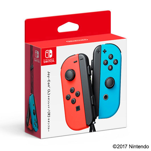 Switch Joy-Con（L）ネオンレッド／（R）ネオンブルー | 商品詳細