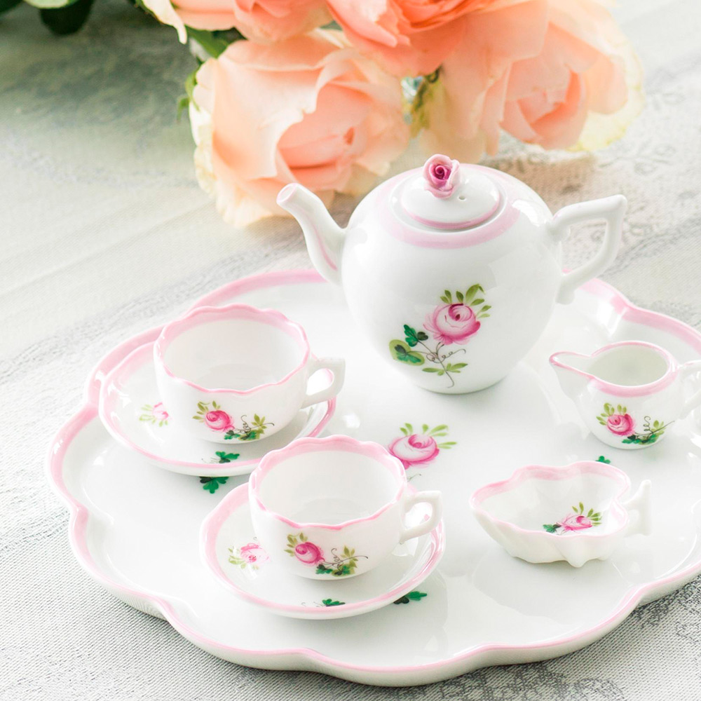 ウィーンの薔薇・ピンク ミニチュアティーセット | 商品詳細 | 高島屋