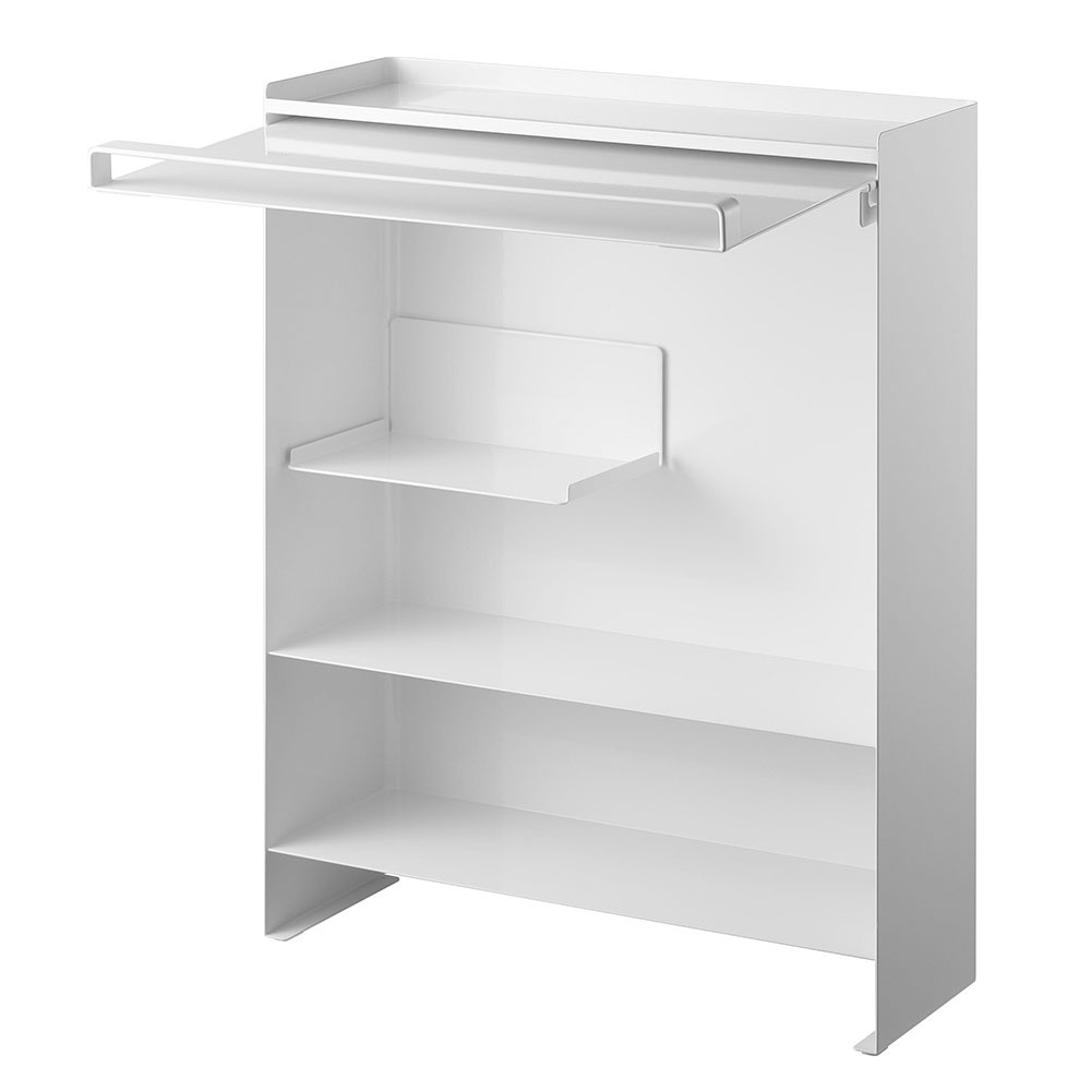 tower＞前が開く 隠せる調味料ラック タワー （ホワイト） | 商品詳細