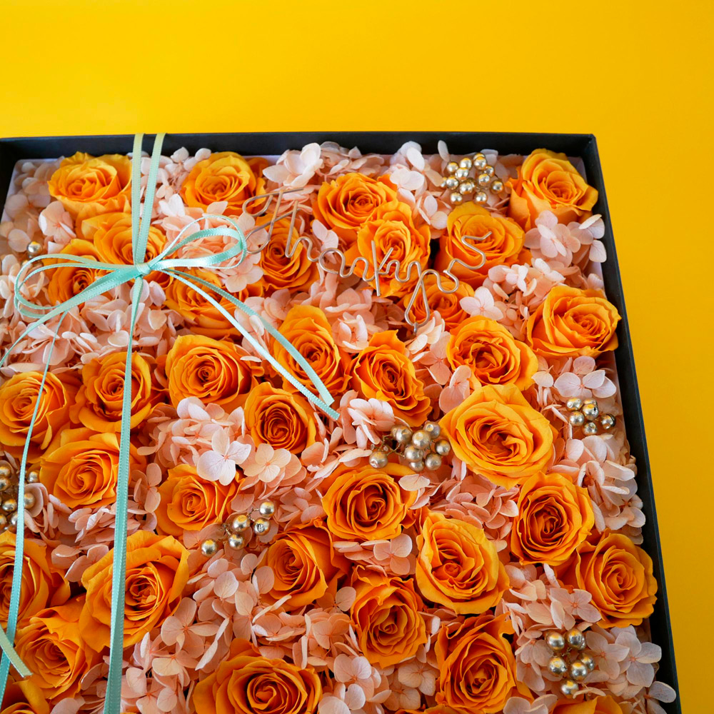母の日】プリザーブドフラワー Orange | 商品詳細 | 高島屋オンライン