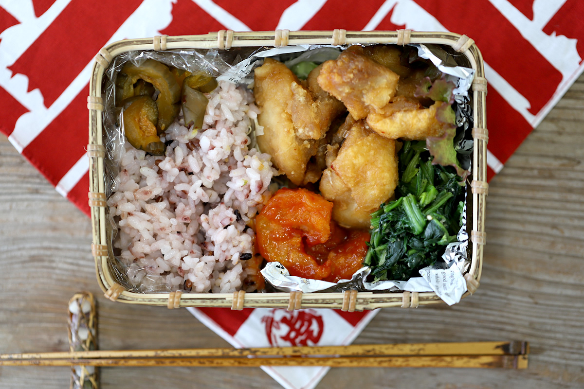 虎竹網代弁当箱（大） | 虎斑竹専門店 竹虎