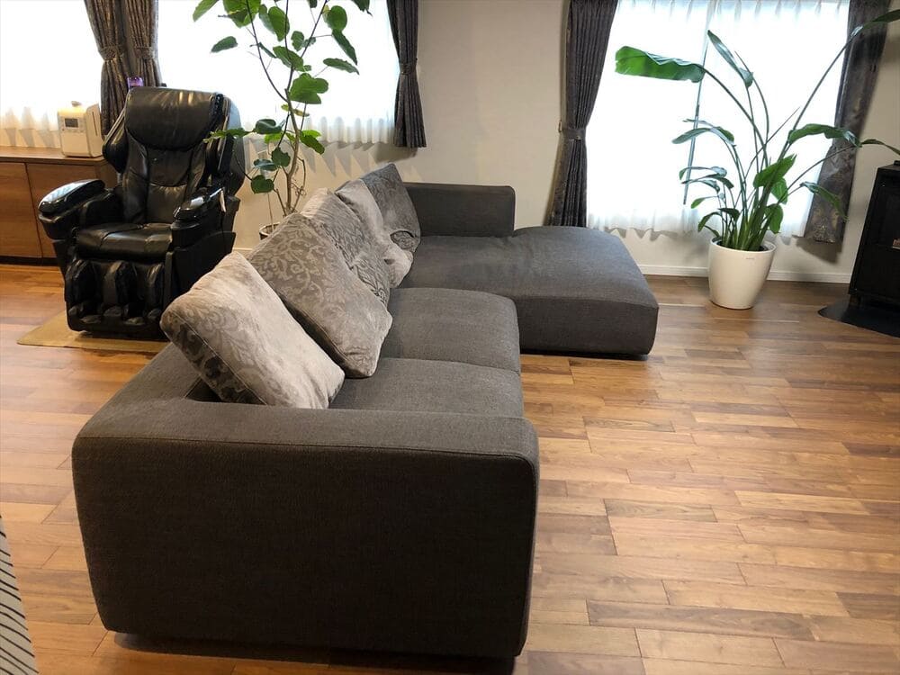 東京都F様邸／LA カウチソファ W3300【匠ソファ】