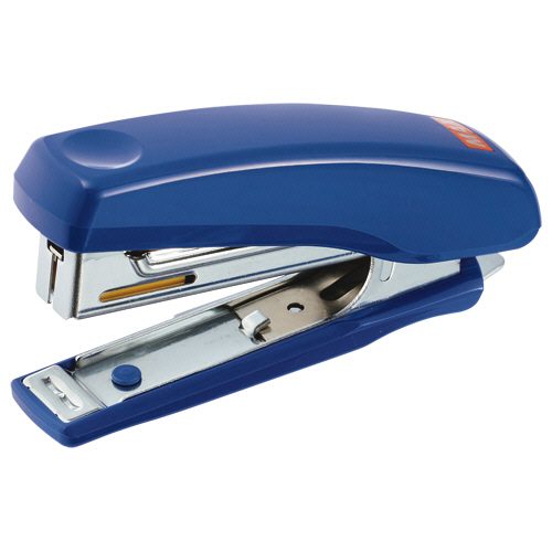 たのめーる】マックス 高機能コンパクトホッチキス 20枚とじ ブルー HD
