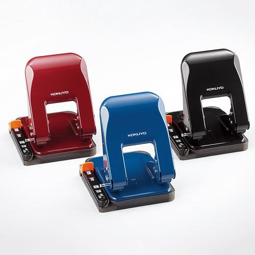 たのめーる】コクヨ 2穴パンチ ラクアケ 37枚穿孔 黒 PN-G37D 1台の通販