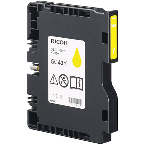 たのめーる】リコー SGカートリッジ GC43Y イエロー Mサイズ 515949 1