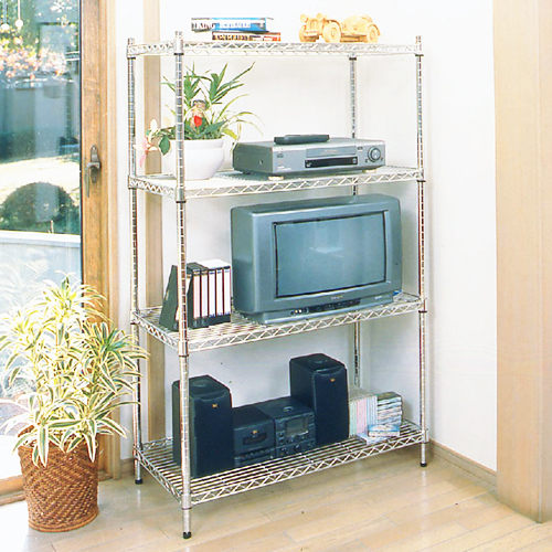 たのめーる】アイリスオーヤマ メタルラック 4段 幅910×奥行460×高さ