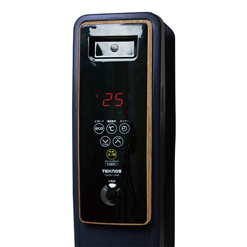 たのめーる】千住 TEKNOS オイルヒーター(デジタル表示) つや消し
