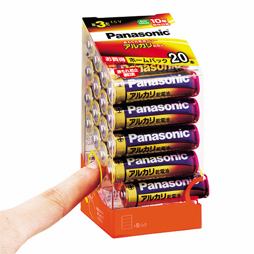 たのめーる】パナソニック アルカリ乾電池 単3形 LR6XJ/20SH 1パック