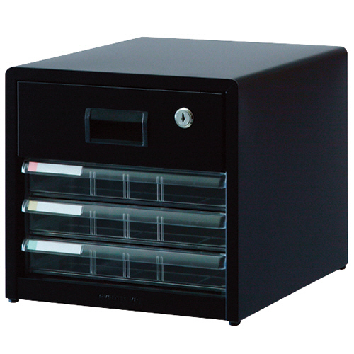 たのめーる】ナカバヤシ アバンテV2 レターケース A4タテ 浅3段 鍵付深