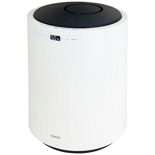 たのめーる】YAMAZEN 大型スチームファン式加湿器 ホワイト KSF-M1003