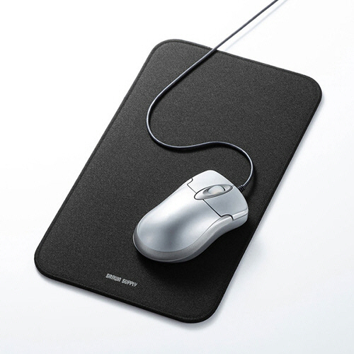 たのめーる】サンワサプライ クッションマウスパッド Mサイズ ブラック