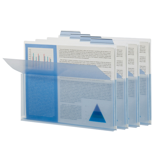 たのめーる】ライオン事務器 PPポケットホルダー(エール) A4 透明 マチ