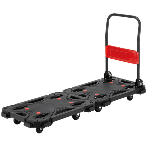 たのめーる】サンワサプライ 取っ手つき台車 小 80kg荷重 CART-FA8HBK