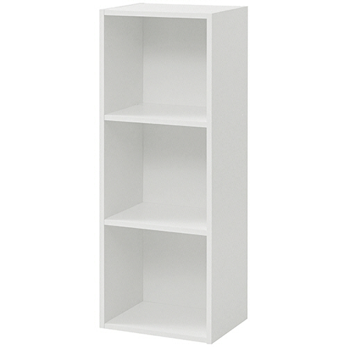 たのめーる】YAMAZEN カラーボックス A4ブラザーズ 3段 幅400×奥行290