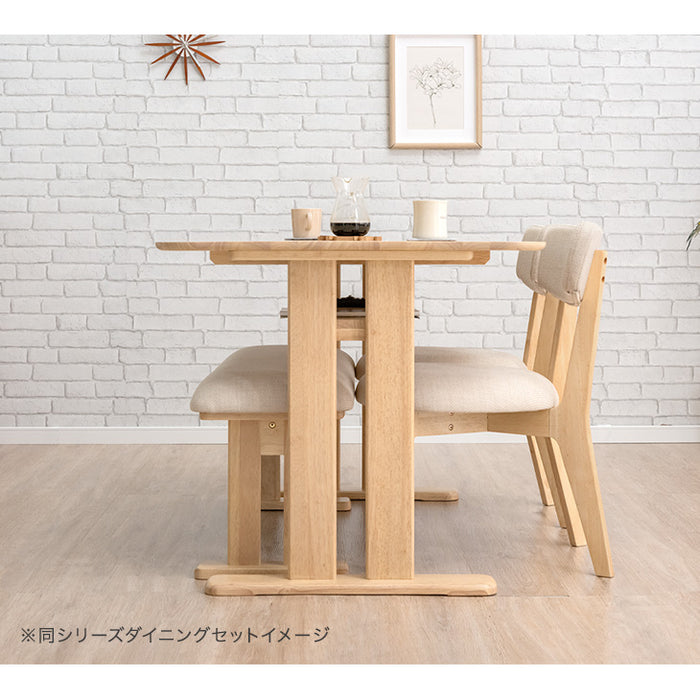 3人掛け ダイニングベンチ 100cm 単品 長椅子 ファブリック ベンチ