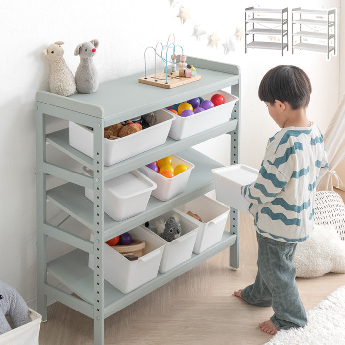 幅80］現役ママが考えた キッズラック 高さ20段階調整 角度3段階