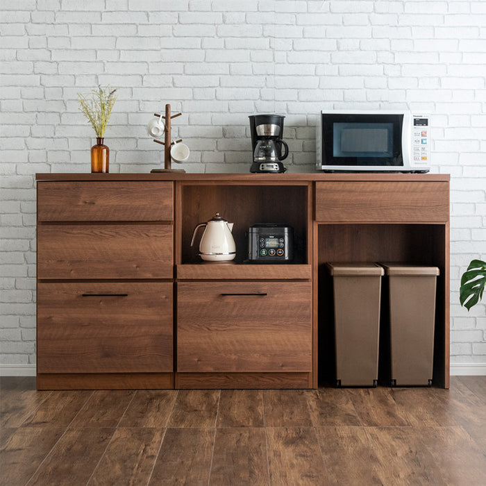 幅180] 組み替えOK キッチンカウンター 日本製 完成品 木製【玄関渡し