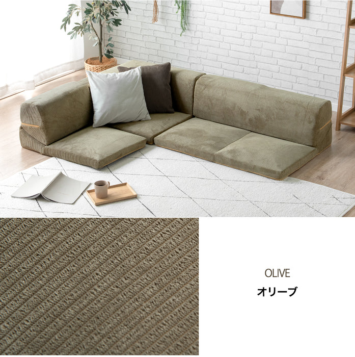 3人掛け ローソファ 日本製 こたつ用 全面カバー IMONIA〔44030056