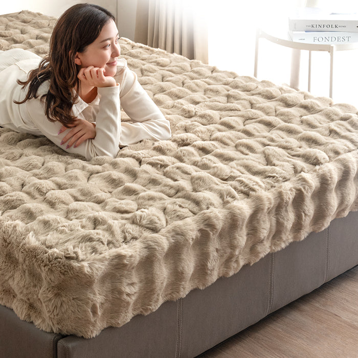 クリアランス】［クイーン］もはや、うさぎ。 敷パッド一体型 ボックス