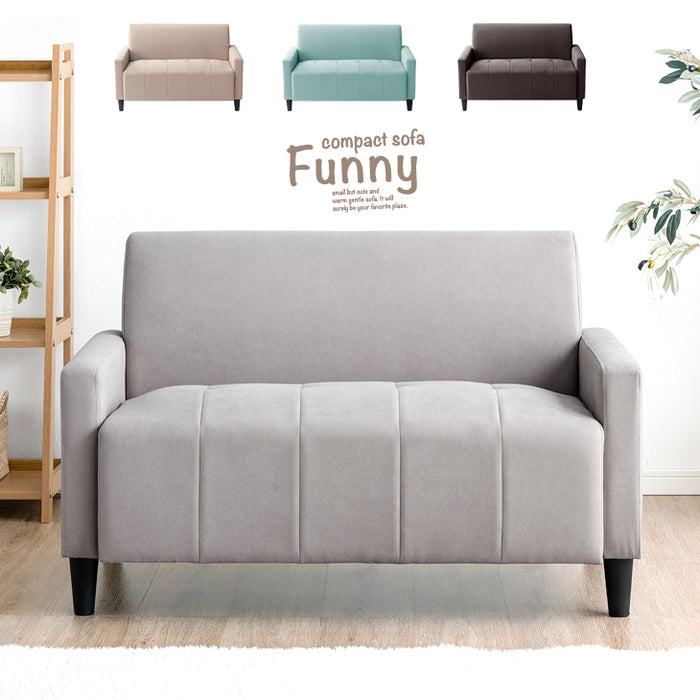 幅112] ロータイプにもなる 2Way ソファ コンパクト くすみカラー 2人