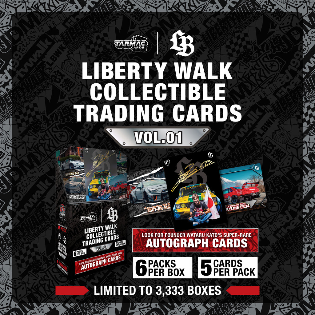 Tarmac Cards Liberty Walk Collectible Trading Cards Vol.01 Box
