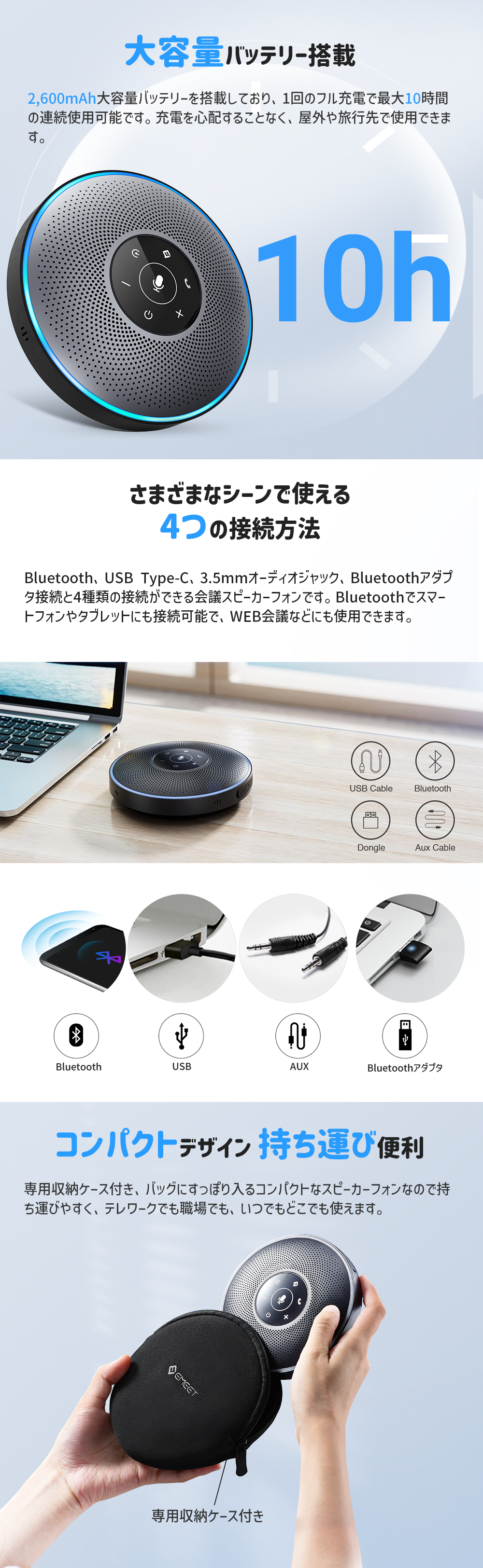 EMEET M2 スピーカーフォン | EMEET 日本正規販売店 | 「信頼」「賢明