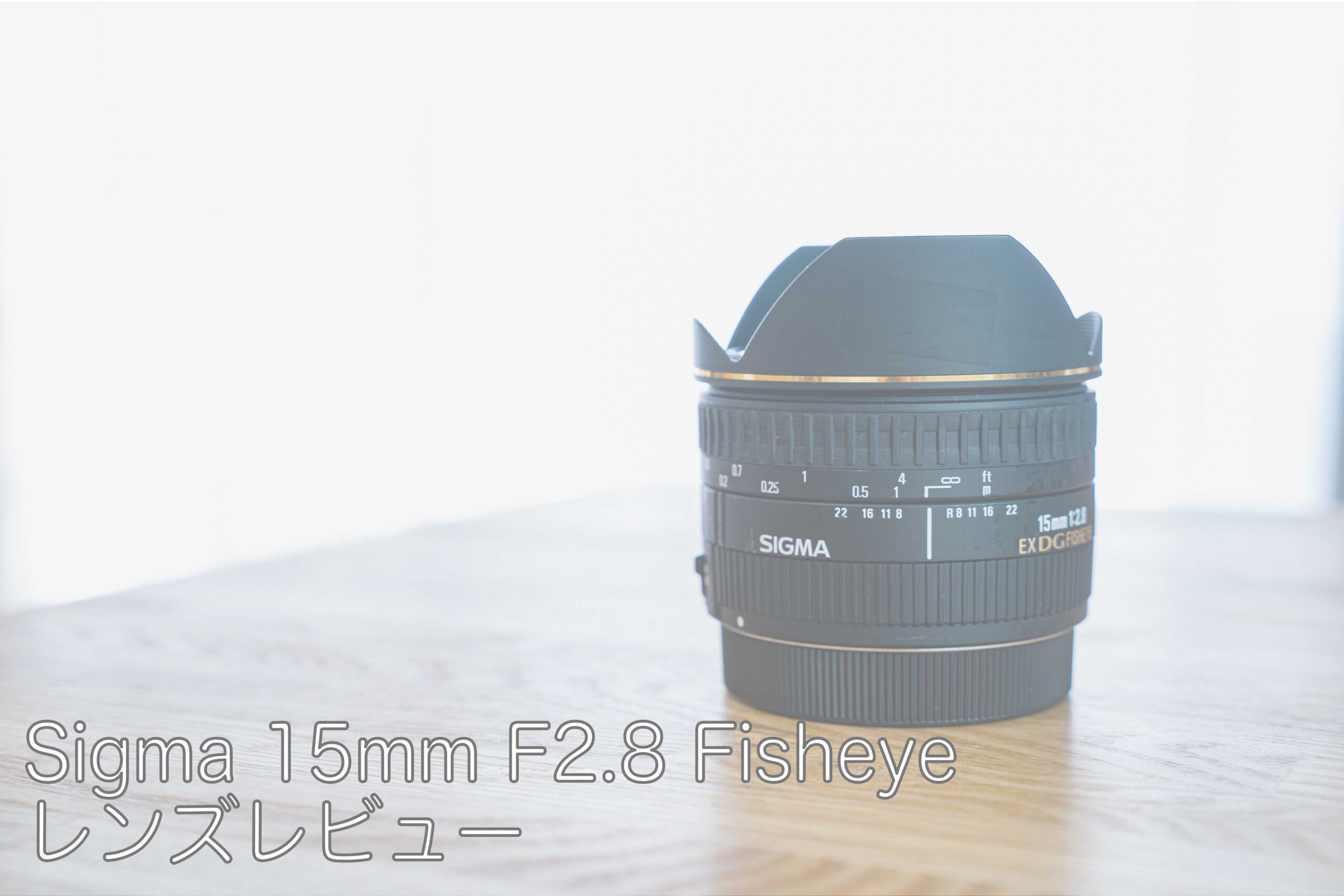 レビュー】SIGMA 15mm F2.8 EX DG DIAGONAL FISHEYEの使用レビューと
