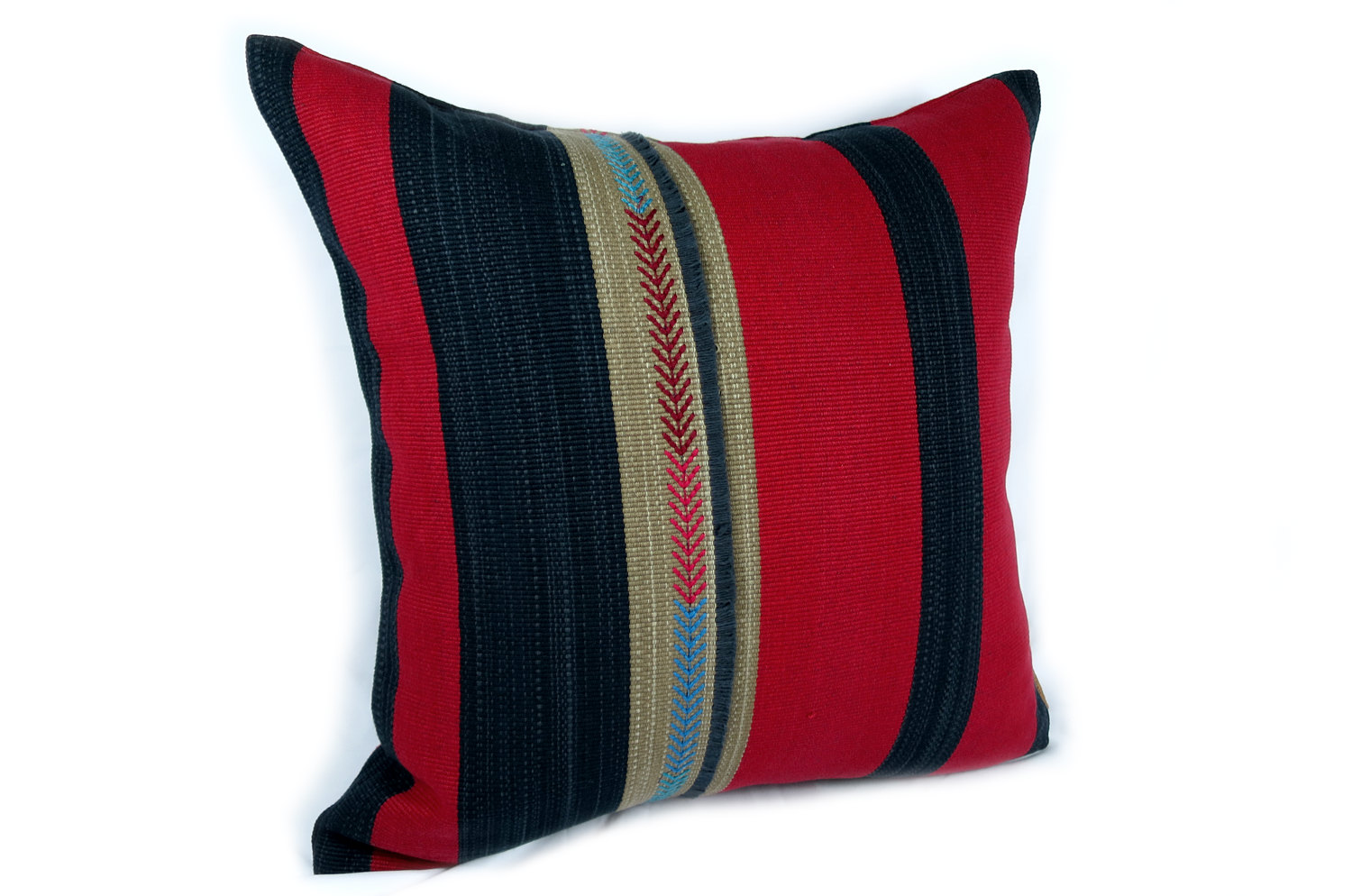 Cochineal Red ラルフローレン クッションカバー ネイビー レッド 50
