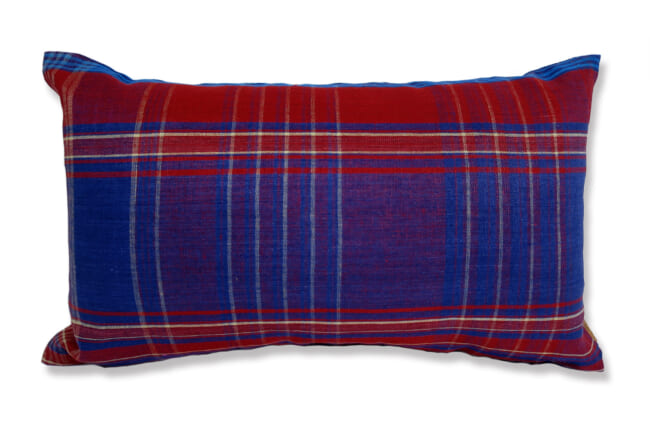 Cochineal Red ラルフローレン クッションカバー ネイビー レッド 50