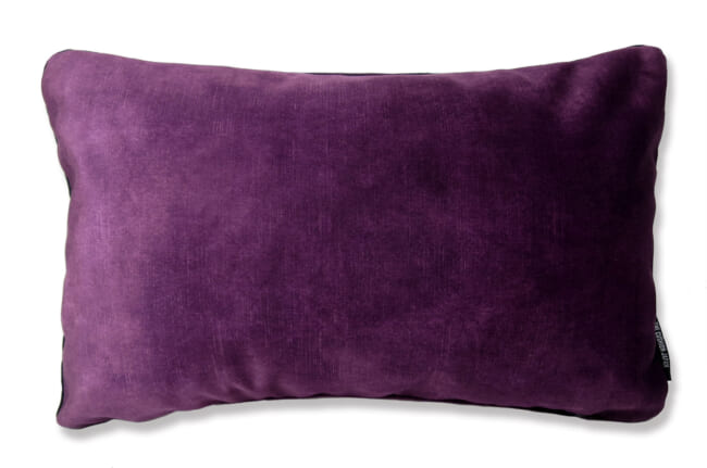 カサマンス ニットベルベット クッションカバー バイオレット 50×50cm