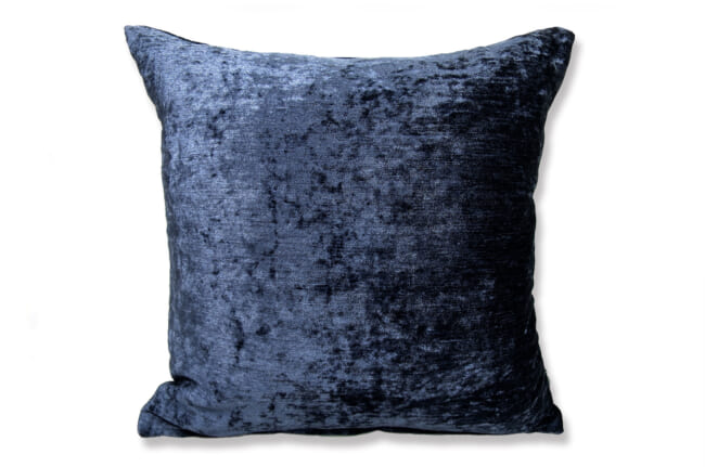 グロス ベロア クッションカバー シャインブルーグレー 45×45cm – ザ