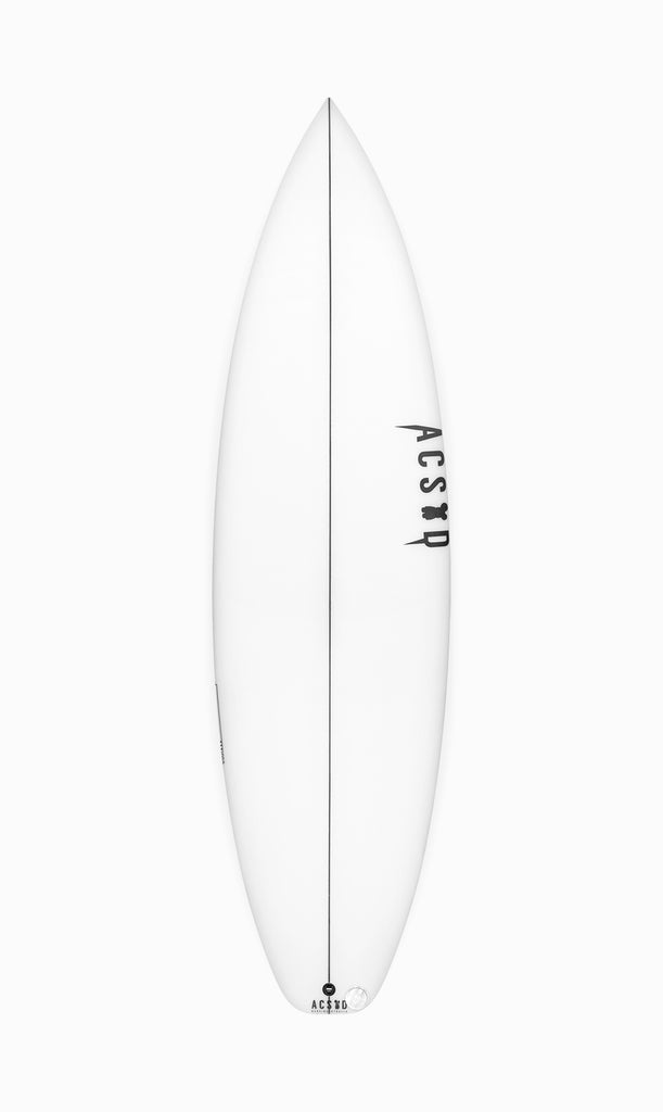 ACSOD White Ferrari | Performance Shortboards | Premium Surfboards