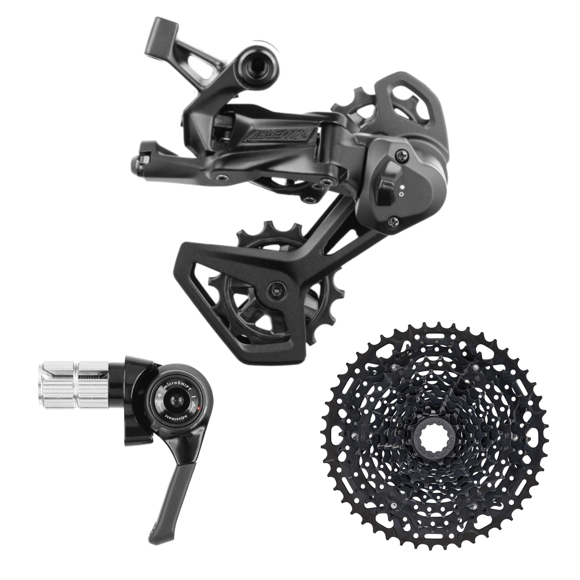 microSHIFT Advent X 1x10-Speed Groupset - Right Bar End Shifter V2