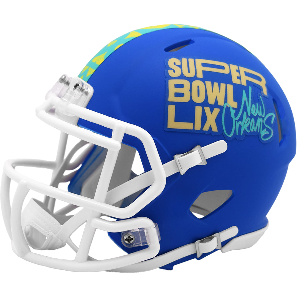 Super Bowl 59 Riddell Speed Mini Helmet – The Speedy Cheetah