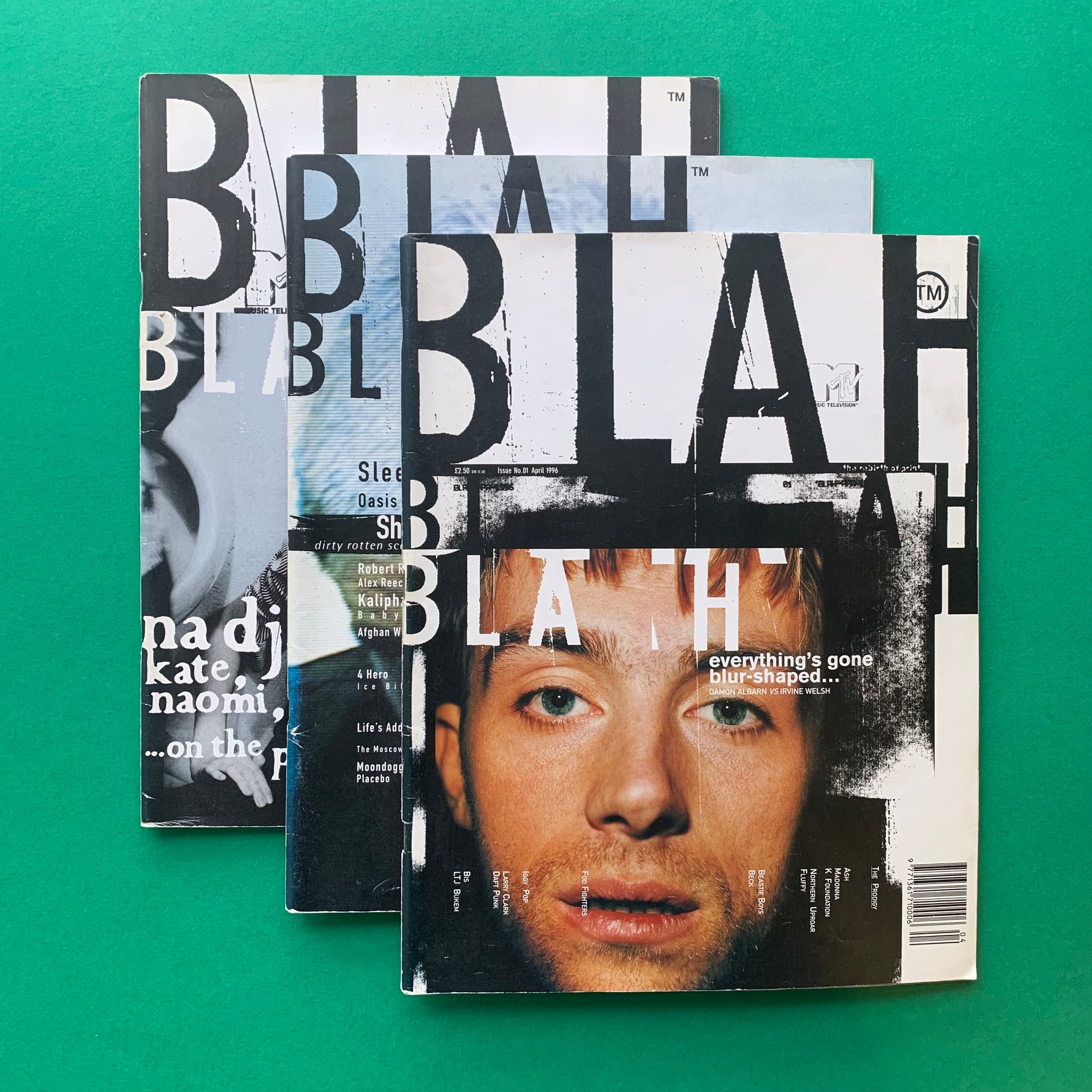 BLAH BLAH BLAH, Issues No.01–03, 1996 – The Print Arkive