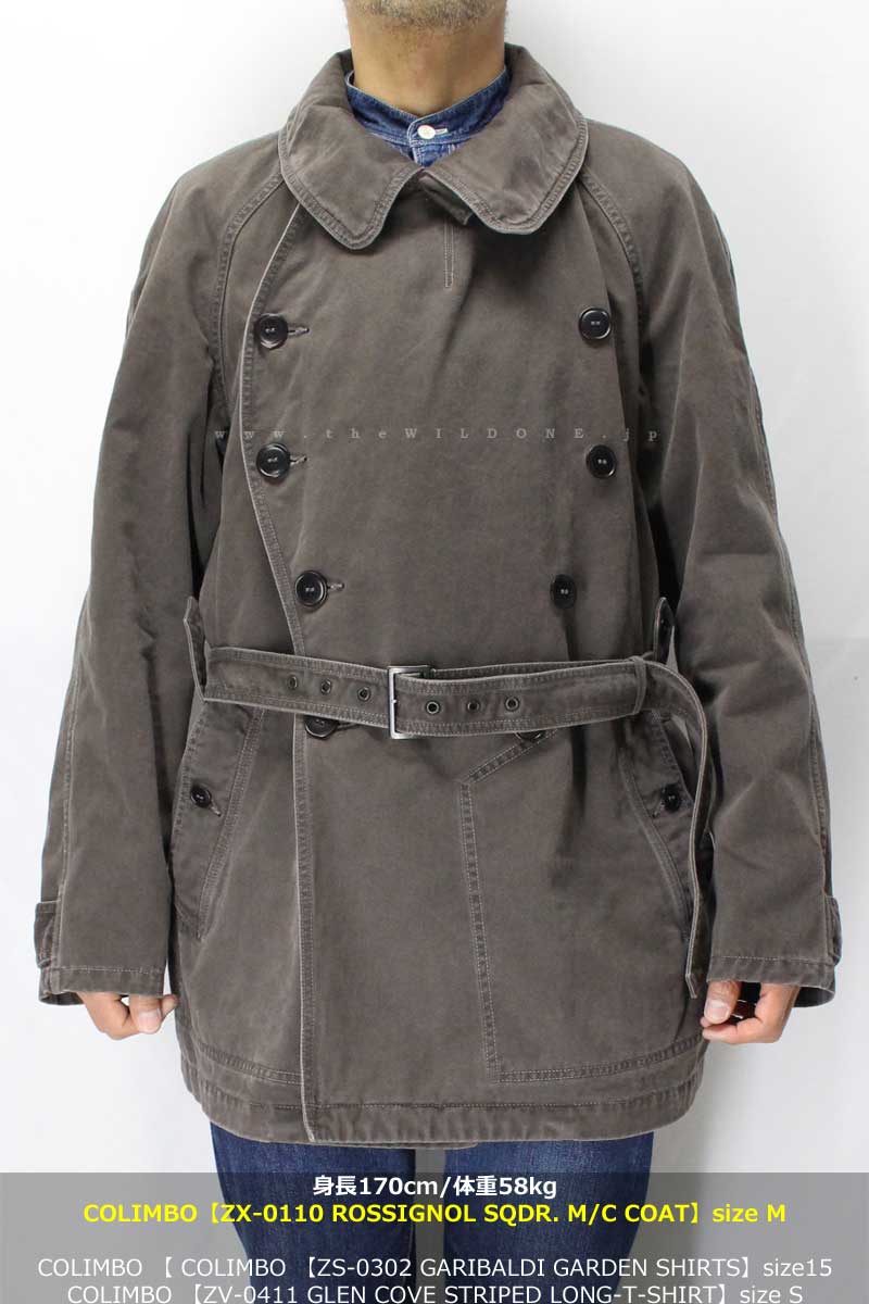 COLIMBO 【ZX-0110 ROSSIGNOL SQDR MOTORCYCLE COAT ＜CHARCOAL