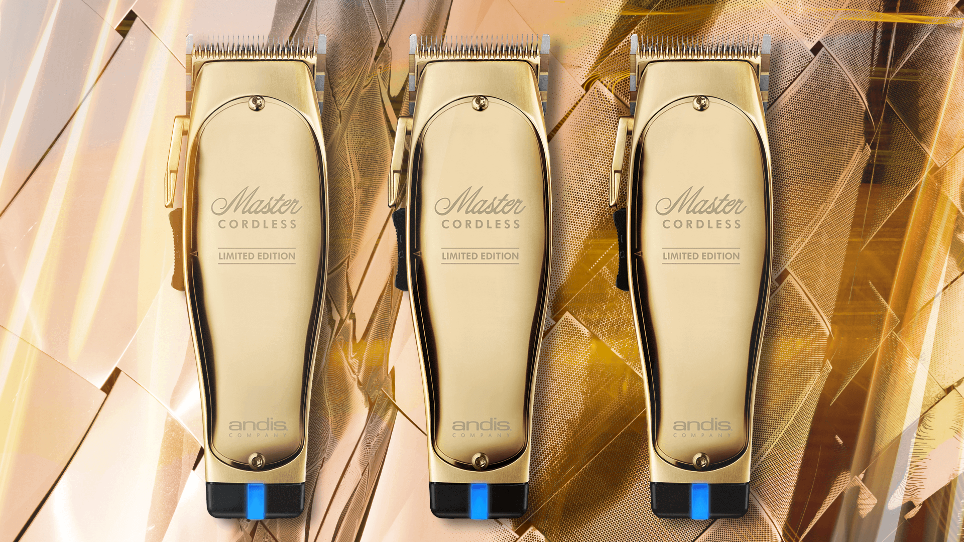Andis' Master Cordless Clipper Now Comes in Gold — And We're