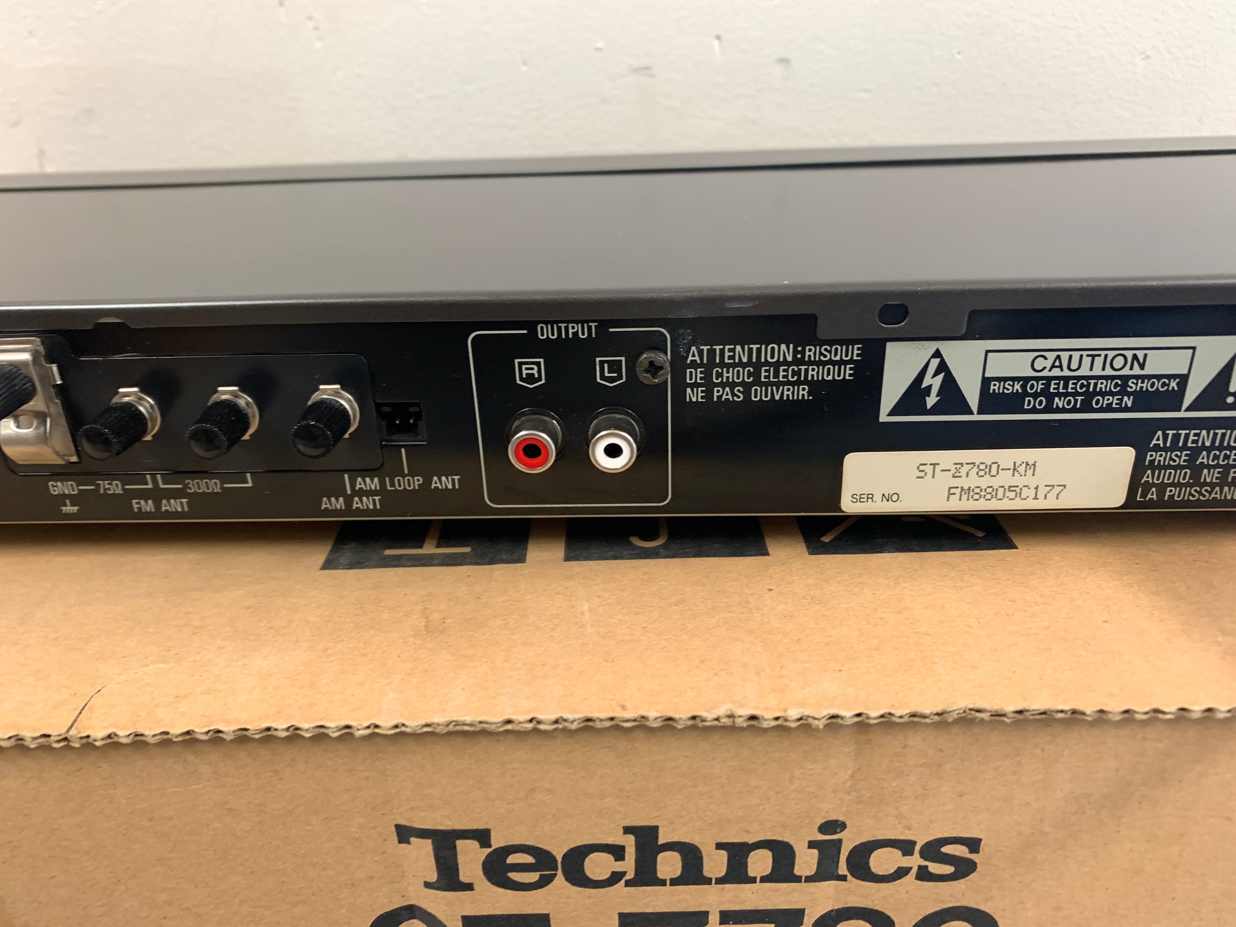 Technics ST-Z780 Stereo Tuner * Box – The Turntable Store