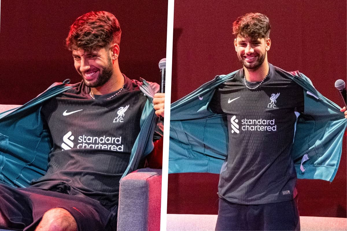 Dominik Szoboszlai has just unveiled Liverpool's new away kit for